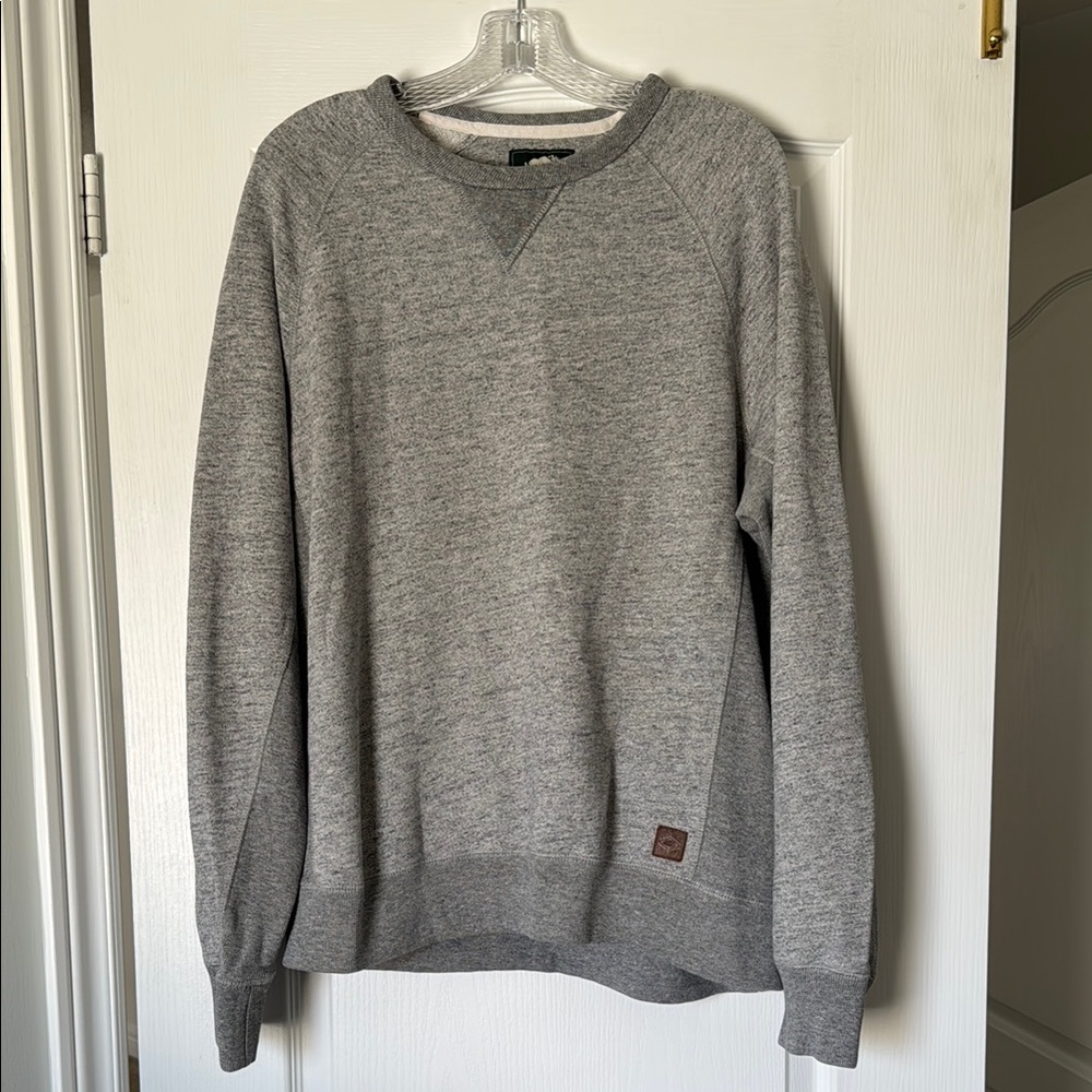 Roots Gray Men's Large Sweater Side Paneling